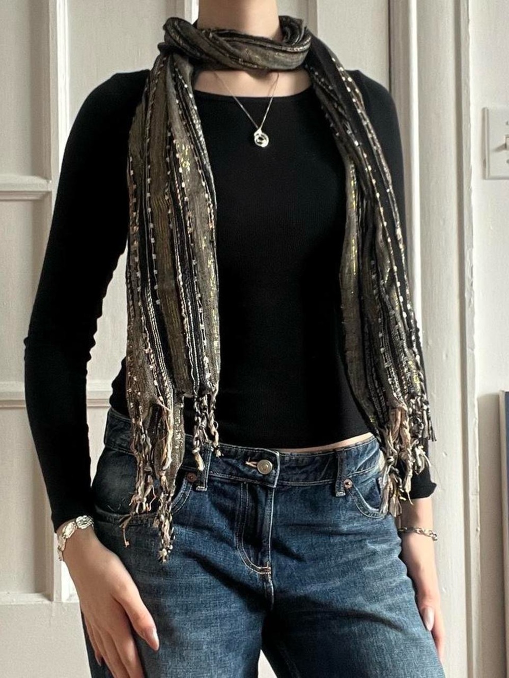 Striped Scarf - Picture 3 of 7